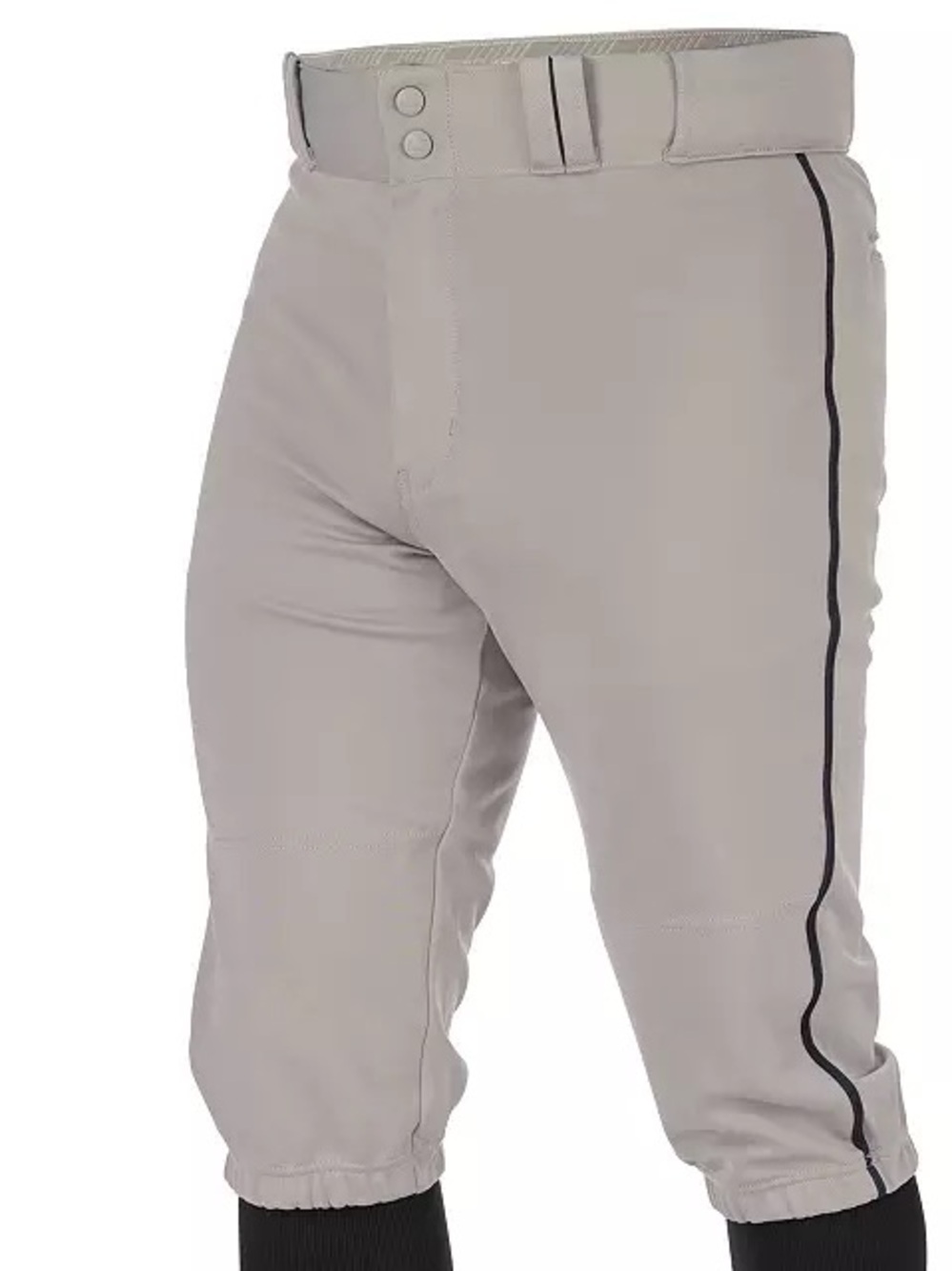 New With Tags Champro Knicker Baseball Pant Adult Medium Gray Black piping